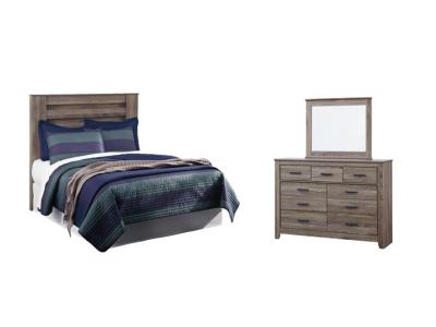 Signature Design by Ashley® Zelen Full Panel Headboard, Dresser and Mirror - B248B15