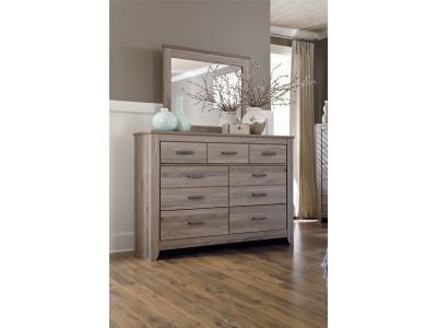 Signature Design by Ashley® Zelen Full Panel Headboard, Dresser and Mirror - B248B15