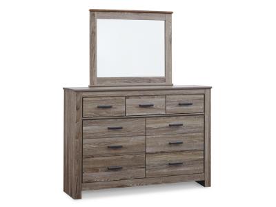 Signature Design by Ashley® Zelen Full Panel Headboard, Dresser and Mirror - B248B15