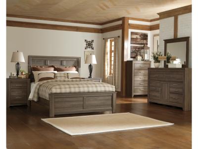 Signature Design by Ashley® Juararo Queen Panel Bed, Dresser and Mirror - B251B7