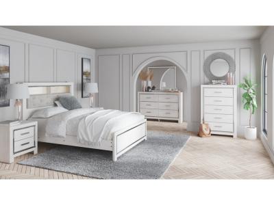 Signature Design by Ashley® Altyra Queen Panel Bookcase Bed, Dresser and Mirror - B2640B11