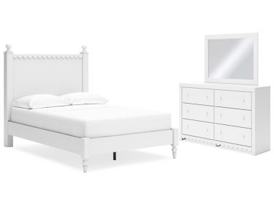 Signature Design by Ashley® Mollviney Full Panel Bed, Dresser and Mirror - B2540B5