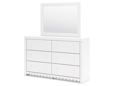 Signature Design by Ashley® Mollviney Full Panel Bed, Dresser and Mirror - B2540B5