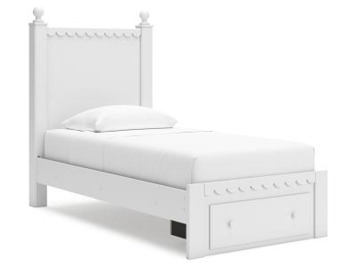 Signature Design by Ashley® Mollviney Twin Panel Storage Bed, Dresser and Mirror - B2540B8