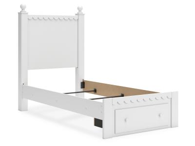 Signature Design by Ashley® Mollviney Twin Panel Storage Bed, Dresser and Mirror - B2540B8