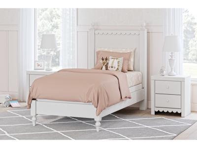 Signature Design by Ashley® Mollviney Twin Panel Bed, Dresser and Mirror - B2540B4