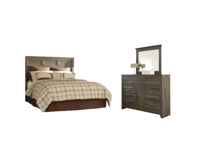 Signature Design by Ashley® Juararo Queen Panel Headboard, Dresser and Mirror - B251B8