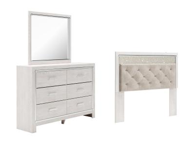 Signature Design by Ashley® Altyra Queen Panel Headboard, Dresser and Mirror - B2640B53