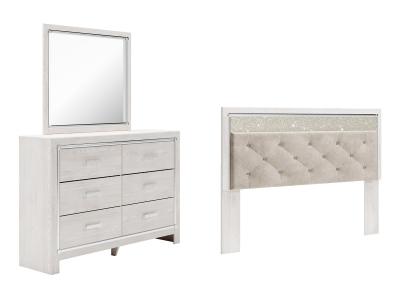 Signature Design by Ashley® Altyra King Panel Headboard, Dresser and Mirror - B2640B54
