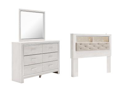 Signature Design by Ashley® Altyra Queen Bookcase Headboard, Dresser and Mirror - B2640B55