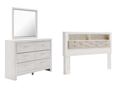 Signature Design by Ashley® Altyra King Bookcase Headboard, Dresser and Mirror - B2640B56