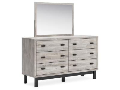 Signature Design by Ashley® Vessalli King Panel Headboard, Dresser and Mirror - B1036B11