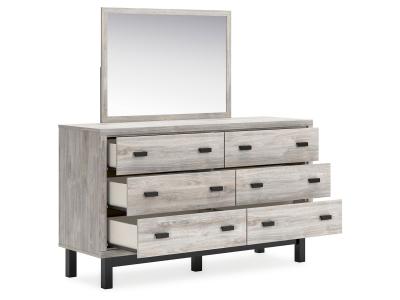 Signature Design by Ashley® Vessalli King Panel Headboard, Dresser and Mirror - B1036B11