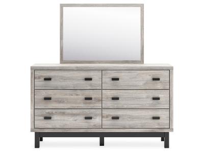 Signature Design by Ashley® Vessalli King Panel Headboard, Dresser and Mirror - B1036B11