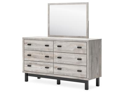 Signature Design by Ashley® Vessalli King Panel Headboard, Dresser and Mirror - B1036B11