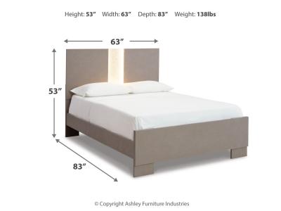 Signature Design by Ashley® Surancha Full Panel Bed, Dresser and Mirror - B1145B9