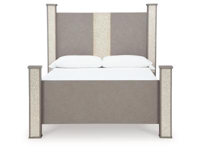 Signature Design by Ashley® Surancha Queen Poster Bed, Dresser and Mirror - B1145B5