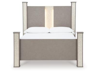 Signature Design by Ashley® Surancha Queen Poster Bed, Dresser and Mirror - B1145B5