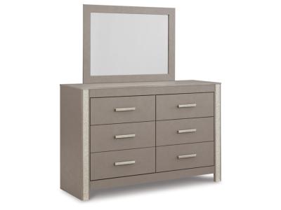 Signature Design by Ashley® Surancha Queen/Full Panel Headboard, Dresser and Mirror - B1145B14