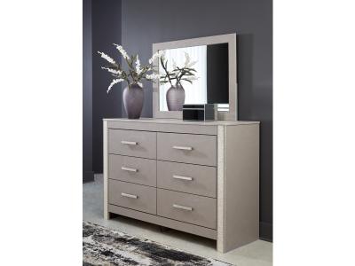 Signature Design by Ashley® Surancha Queen/Full Panel Headboard, Dresser and Mirror - B1145B14