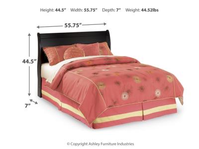Signature Design by Ashley® Huey Vineyard Full Sleigh Headboard, Dresser and Mirror - B128B46