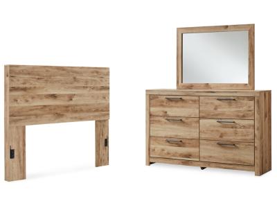 Signature Design by Ashley® Hyanna Full Panel Headboard, Dresser and Mirror - B1050B56