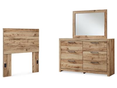 Signature Design by Ashley® Hyanna Twin Panel Headboard, Dresser and Mirror - B1050B53