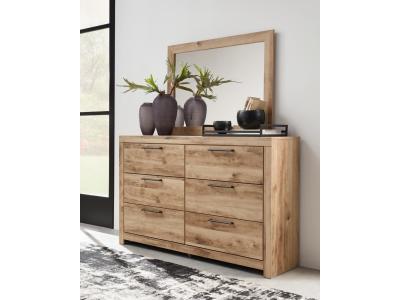 Signature Design by Ashley® Hyanna Twin Panel Headboard, Dresser and Mirror - B1050B53