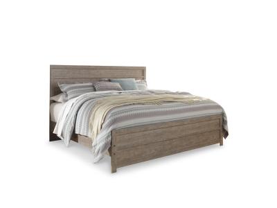 Signature Design by Ashley® Culverbach King Panel Bed, Dresser and Mirror - B070B28