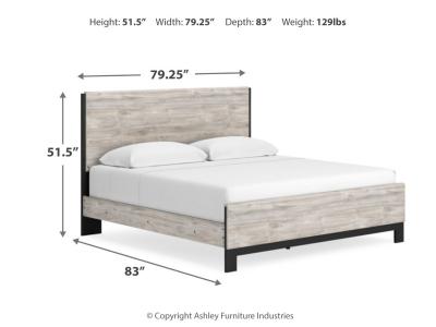 Signature Design by Ashley® Vessalli King Panel Bed, Dresser and Mirror - B1036B12