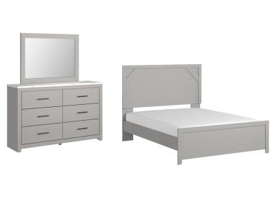 Signature Design by Ashley® Cottonburg Queen Panel Bed, Dresser and Mirror - B1192B6