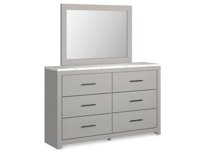 Signature Design by Ashley® Cottonburg Queen Panel Bed, Dresser and Mirror - B1192B8