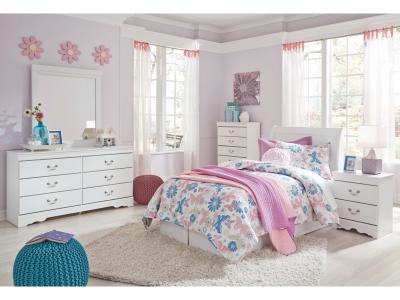 Signature Design by Ashley® Anarasia Twin Sleigh Headboard, Dresser and Mirror - B129B18