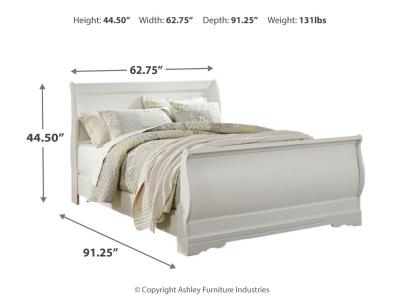 Signature Design by Ashley® Anarasia Queen Sleigh Bed, Dresser and Mirror - B129B5