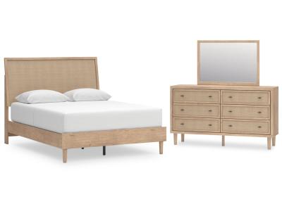 Signature Design by Ashley® Cielden Queen Panel Bed, Dresser and Mirror - B1199B4