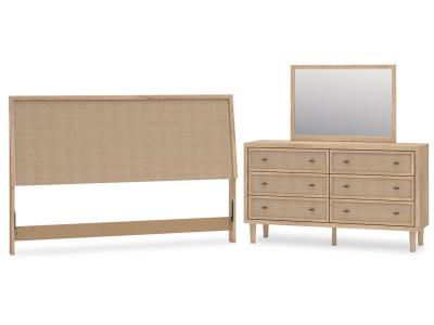 Signature Design by Ashley® Cielden King Panel Headboard, Dresser and Mirror - B1199B9