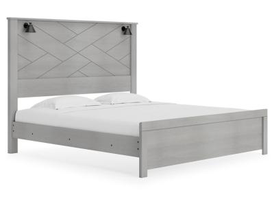 Signature Design by Ashley® Cottonburg King Panel Bed, Dresser and Mirror - B1192B17
