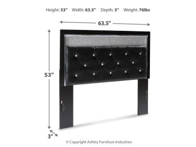Signature Design by Ashley® Kaydell Queen Upholstered Panel Headboard, Dresser and Mirror - B1420B58