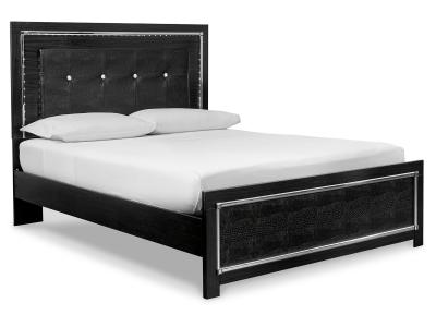 Signature Design by Ashley® Kaydell Queen Upholstered Panel Bed, Dresser and Mirror - B1420B4