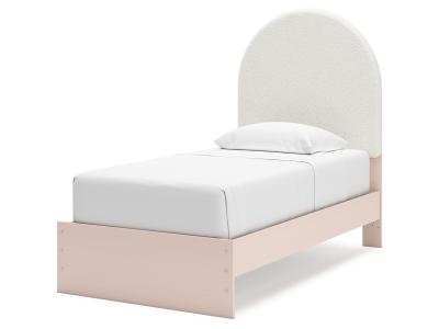 Signature Design by Ashley® Wistenpine Twin Upholstered Panel Bed, Dresser and Mirror - B1323B2