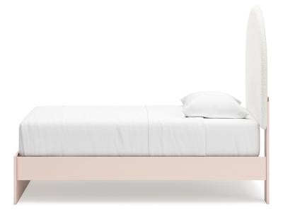 Signature Design by Ashley® Wistenpine Twin Upholstered Panel Bed, Dresser and Mirror - B1323B2