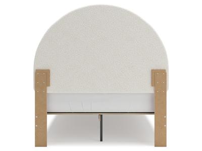 Signature Design by Ashley® Wistenpine Full Upholstered Panel Bed, Dresser and Mirror - B1323B3