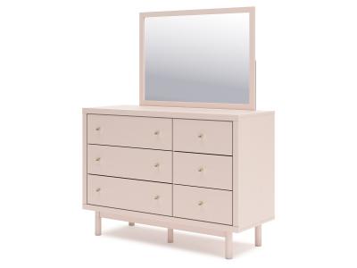 Signature Design by Ashley® Wistenpine Twin Upholstered Panel Headboard, Dresser and Mirror - B1323B10