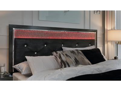 Signature Design by Ashley® Kaydell King Upholstered Panel Platform Bed, Dresser and Mirror - B1420B64