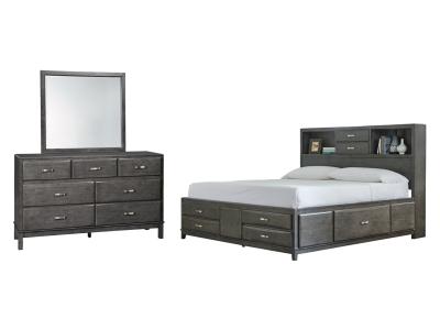 Signature Design by Ashley® Caitbrook California King Storage Bed, Dresser and Mirror - B476B29