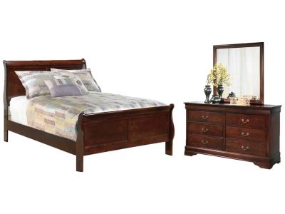 Signature Design by Ashley® Alisdair Full Sleigh Bed, Dresser and Mirror - B376B7