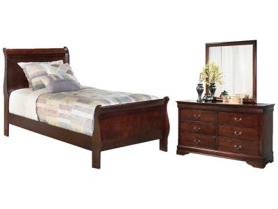 Signature Design by Ashley® Alisdair Twin Sleigh Bed, Dresser and Mirror - B376B6