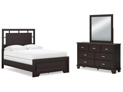 Signature Design by Ashley® Covetown Full Panel Bed, Dresser and Mirror - B441B5