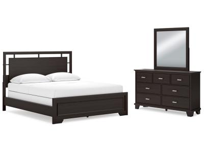 Signature Design by Ashley® Covetown California King Panel Bed, Dresser and Mirror - B441B11