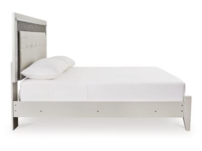 Signature Design by Ashley® Zyniden King Upholstered Panel Bed, Dresser and Mirror - B2114B12